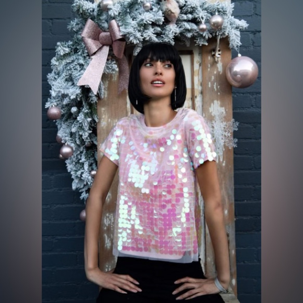 Eva Franco sequin top